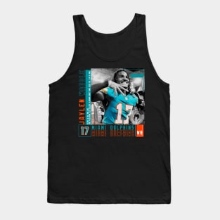 Jaylen Waddle Paper Poster Tank Top